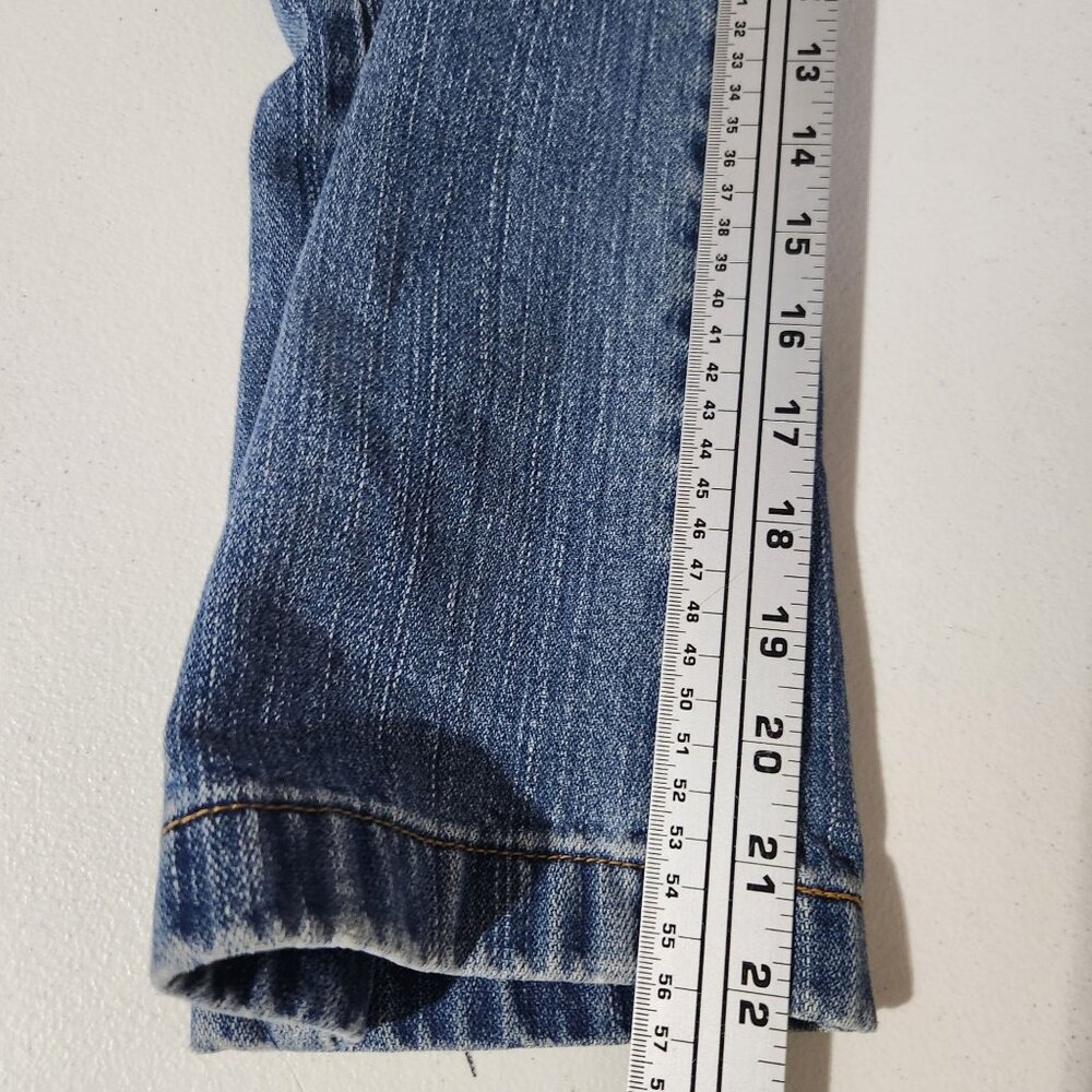 Levis Nouveau Jeans Womens Size 8 Miss Mid Rise Cropped Denim Pants - Picture 12 of 14
